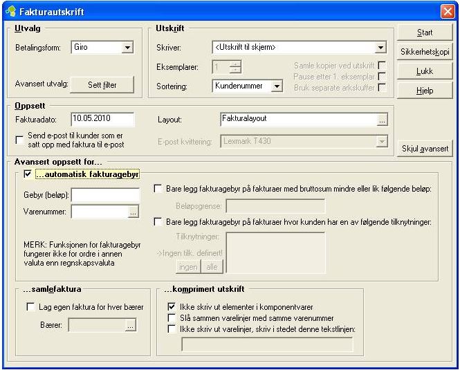 4804_fakturagebyr automatisk