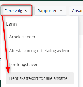 Her ser man hvordan man henter skattekort for alle ansatte