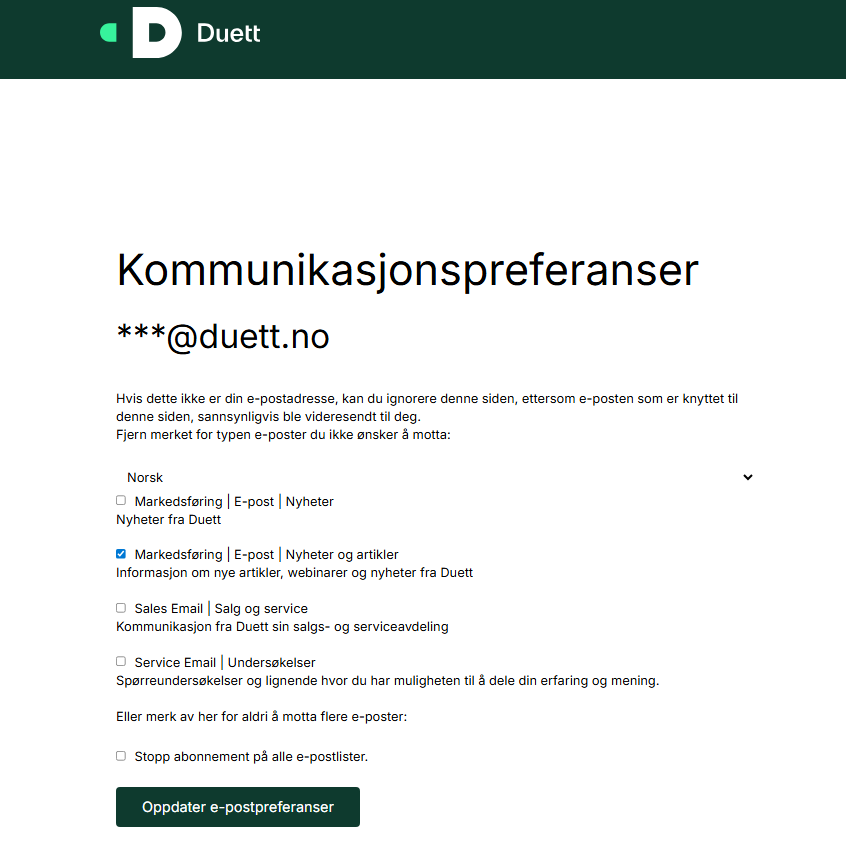 hvordan endre hvilke nyheter du får.