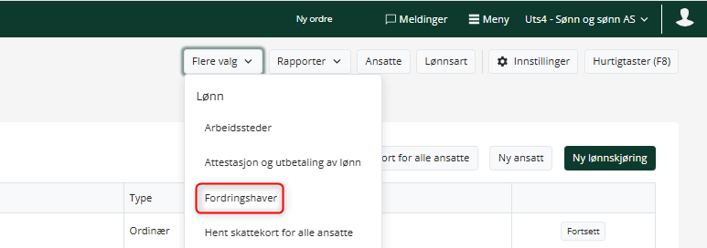 Her finner du fordringshaver