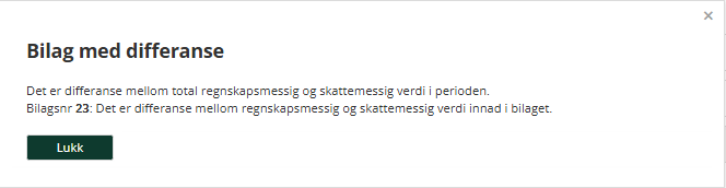 Se Bilag i Periodeavslutning